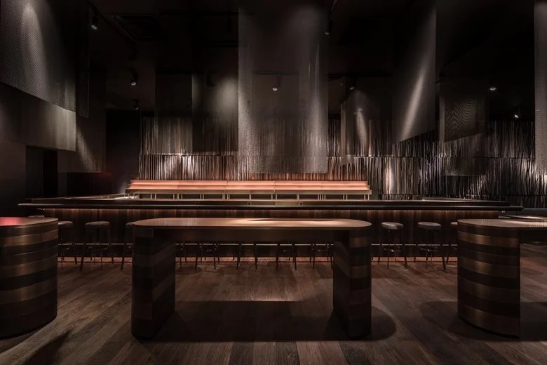 Eastern Zen-inspired Bar Restaurant Interior Eastern Zen-inspired Bar Restaurant Interior